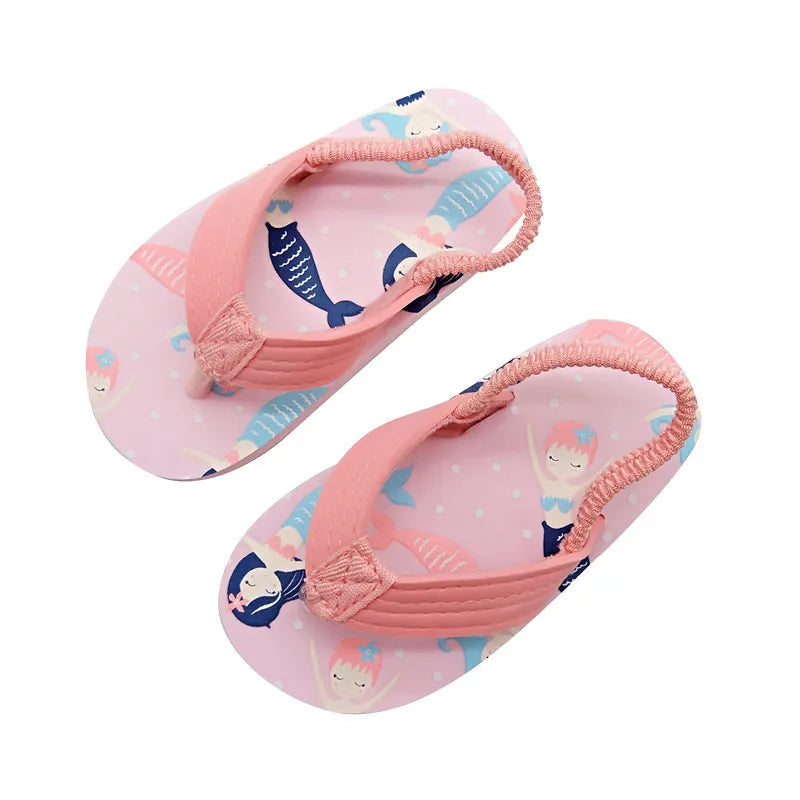 Kids Summer Flip Flop Sandals | Soft EVA Beach Shoes Boys Girls