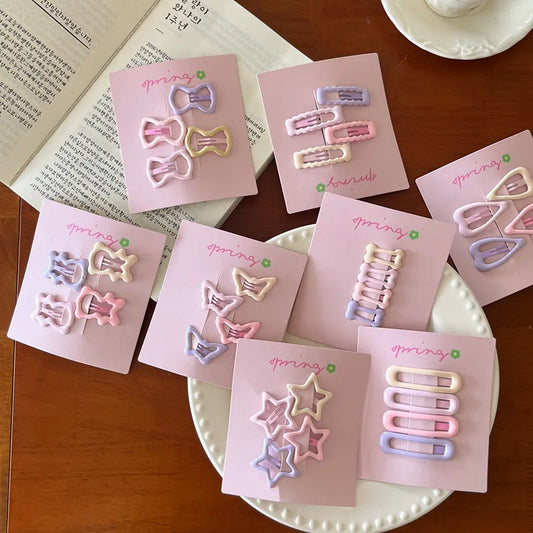 Cute Star Hair Clips Girl's Side Bangs Accessories Small Clip Peaceful Pleasures Health and Wellness