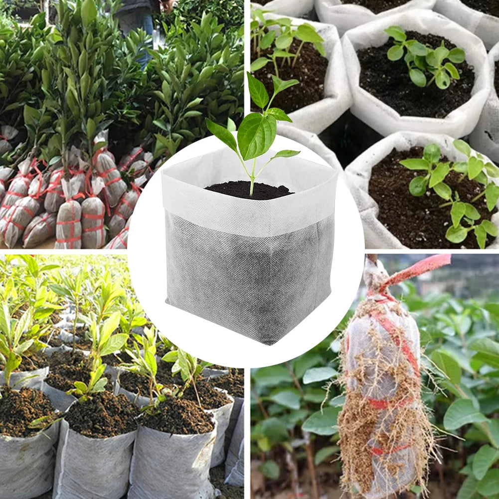 Biodegradable Non-Woven Seed Nursery Grow Bags Peaceful Pleasures Health and Wellness
