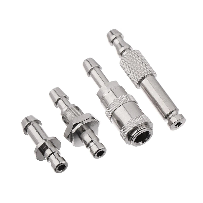 NIBP Blood Pressure Cuff Air Hose Metal Connector Adapter