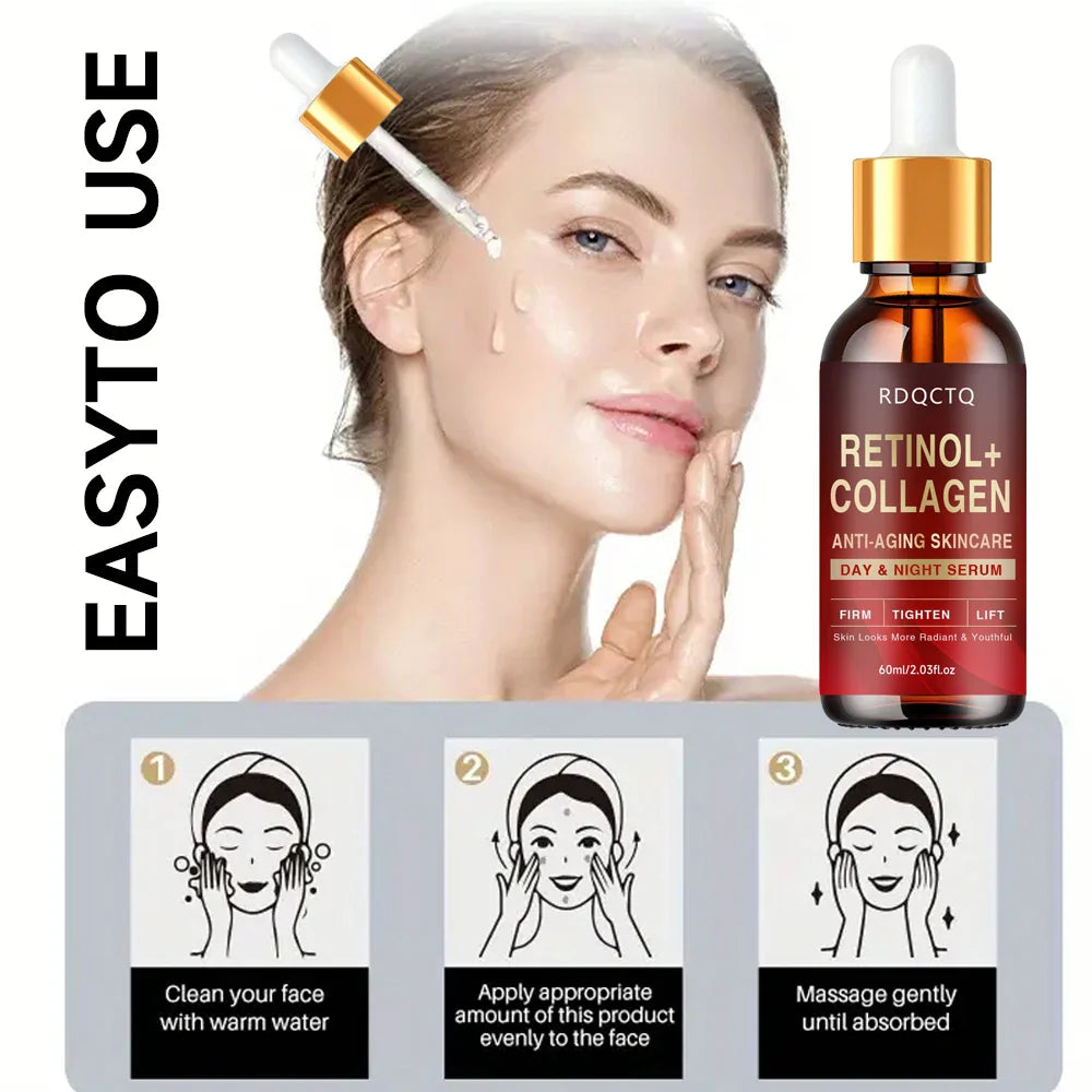 Retinol Collagen Firming Face Serum – Day & Night Anti-Aging