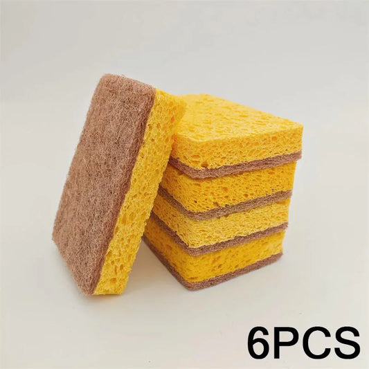 6-Pack Kitchen Sponge Scrubber Set – Oil-Resistant Cleaning Kitchen Sponge Scrubber Peaceful Pleasures Health and Wellness 6PCS