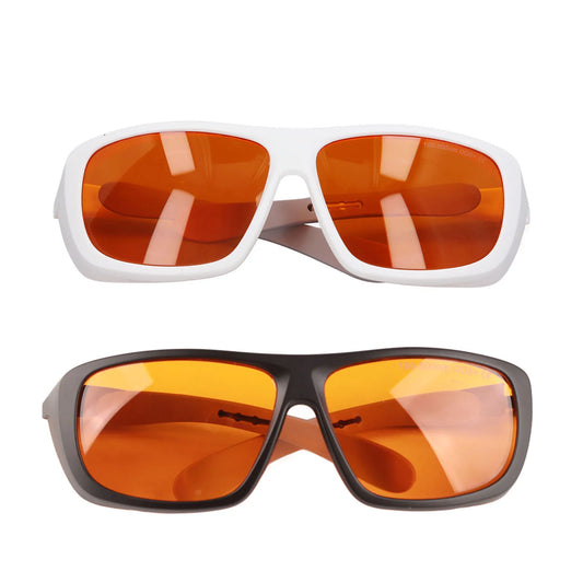 Laser Safety Goggles PC Plastic Easy To Clean Glasses High Attenuation Rate 180‑500nm Wavelength for Industrial Use Peaceful Pleasures Health and Wellness