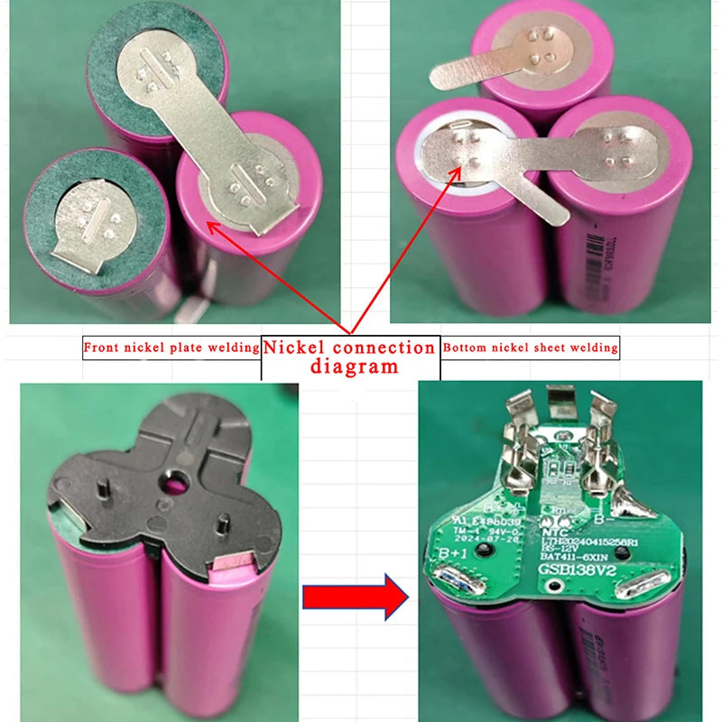 BAT420 Li-ion Battery Case Housing & PCB Protection Board Kit