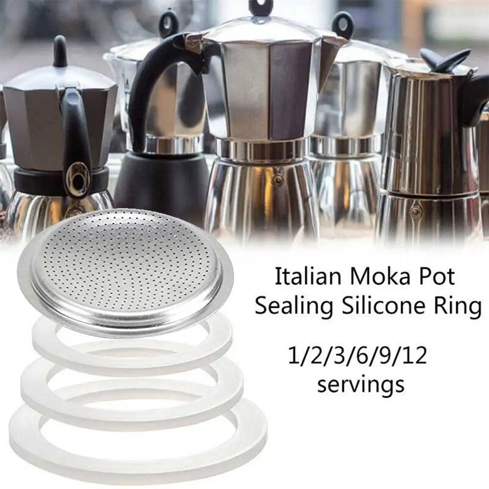 Replacement Gasket Seal Coffee Espresso Moka Stove Pot Silicone Ring