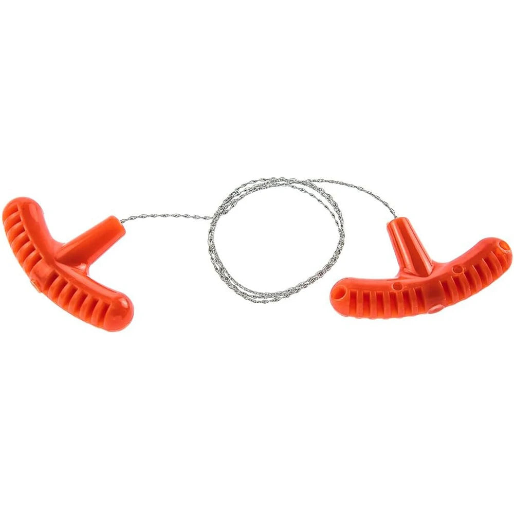 PP Handle Camping Portable Emergency Steel Wire Rope Chain Saw Outdoor Travel Hand Tools Wire Saw Equipment Survival Supplies ﻿ Peaceful Pleasures Health and Wellness