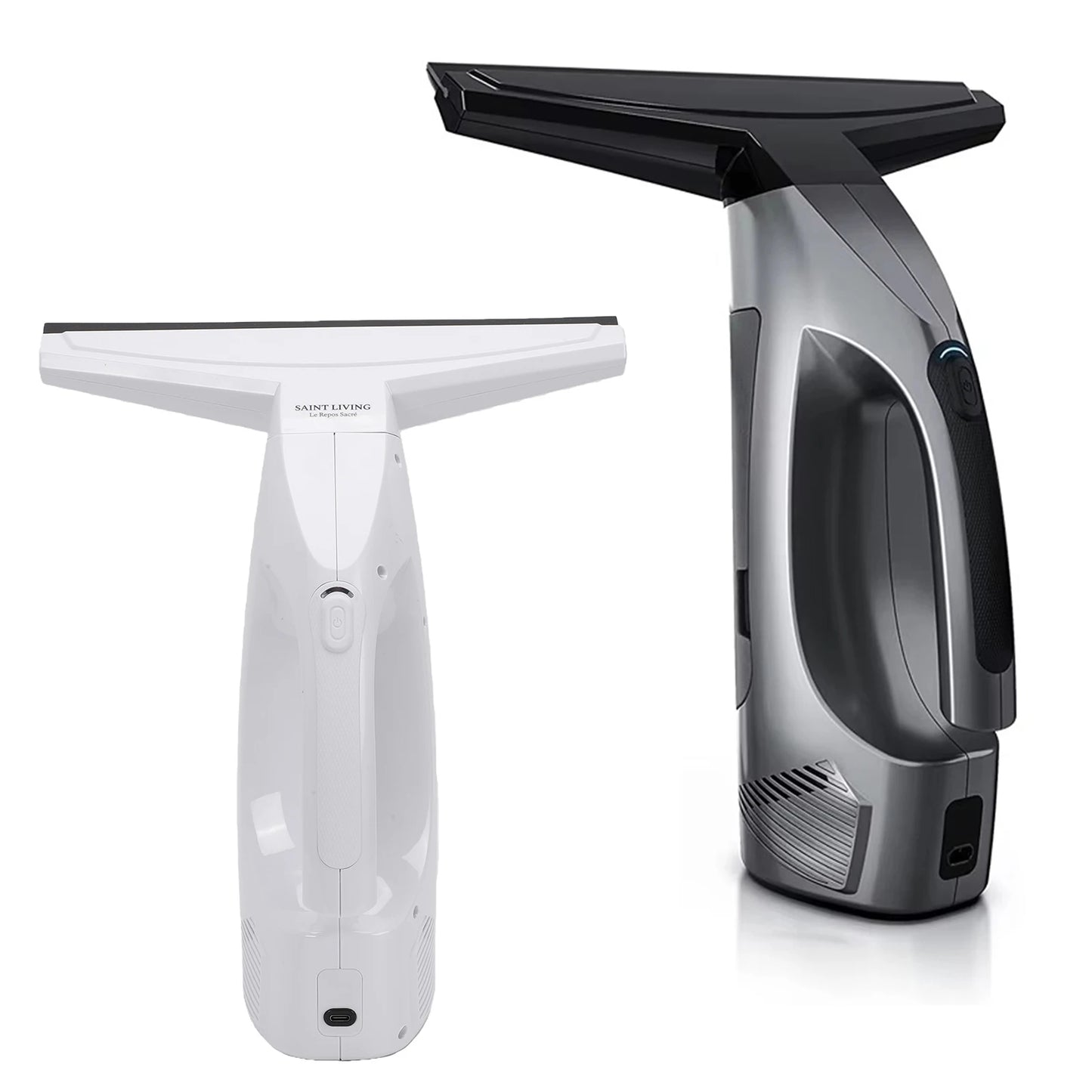Window Cleaning Robot Handheld Electric Glass Cleaner 2000Pa Powerful Suction Power By Rechargeable Battery Peaceful Pleasures Health and Wellness