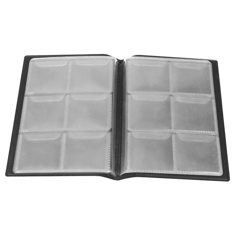 60-Pocket Coin Collection Album Book | PU Leather Organizer