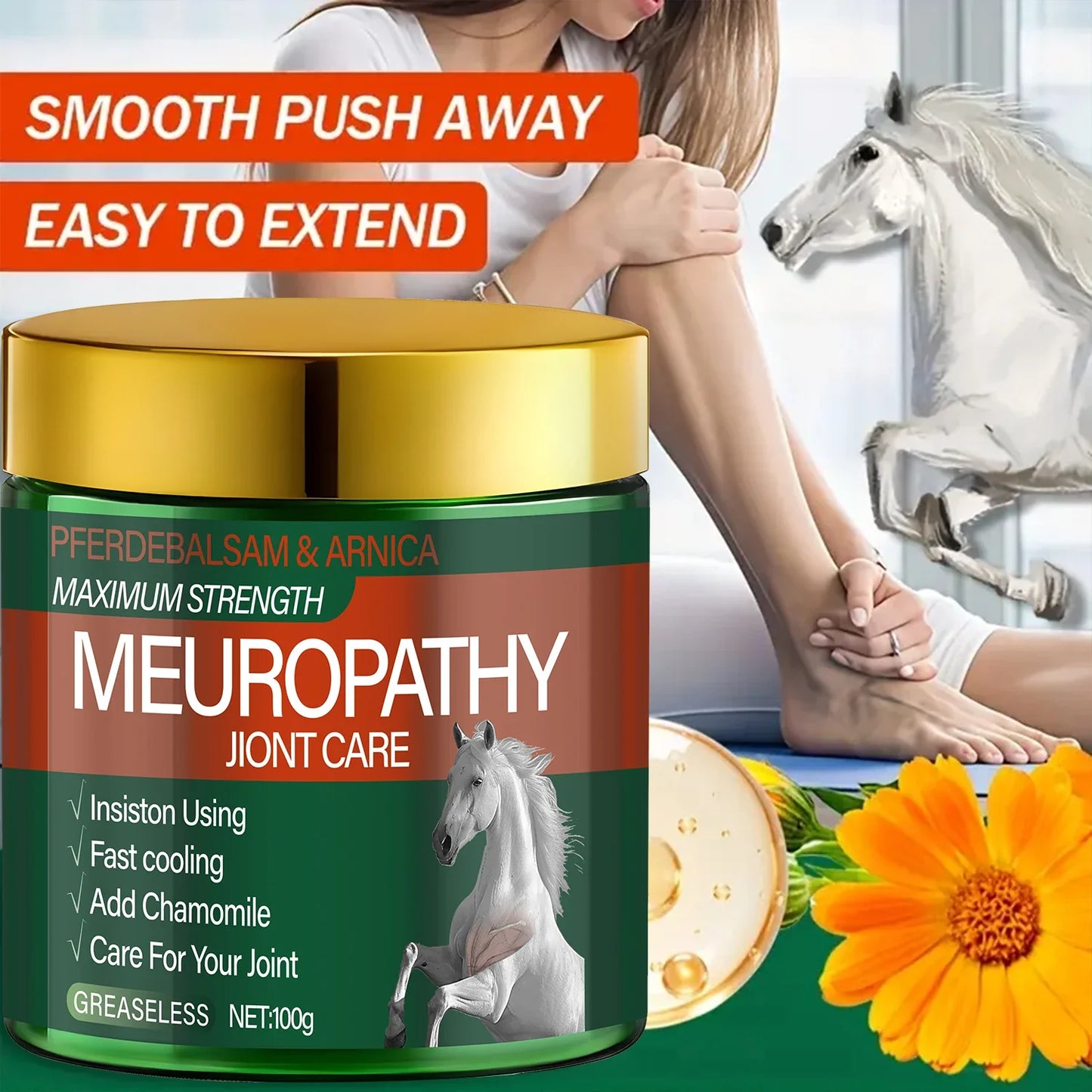 Pferdebalsam & Arnica Joint Care Cream – Max Strength Cooling