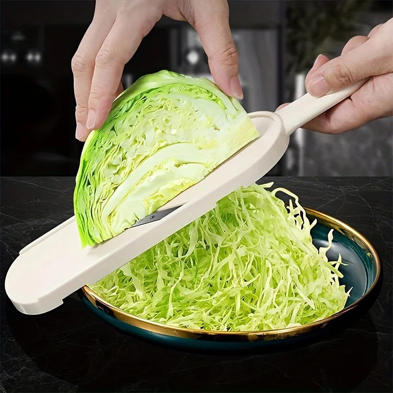 1-Piece Vegetable Slicer and Shredder, Dual-Purpose Tool for Cabbage, Vegetable Salad, Purple Cabbage, and Cabbage Shredding Tool Peaceful Pleasures Health and Wellness