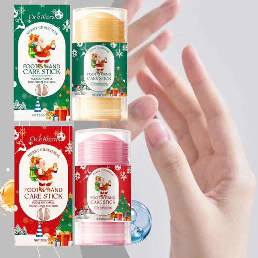 OceAura Christmas Hand & Foot Moisturizing Care Stick 30g Hand & Foot Care Stick Peaceful Pleasures Health and Wellness