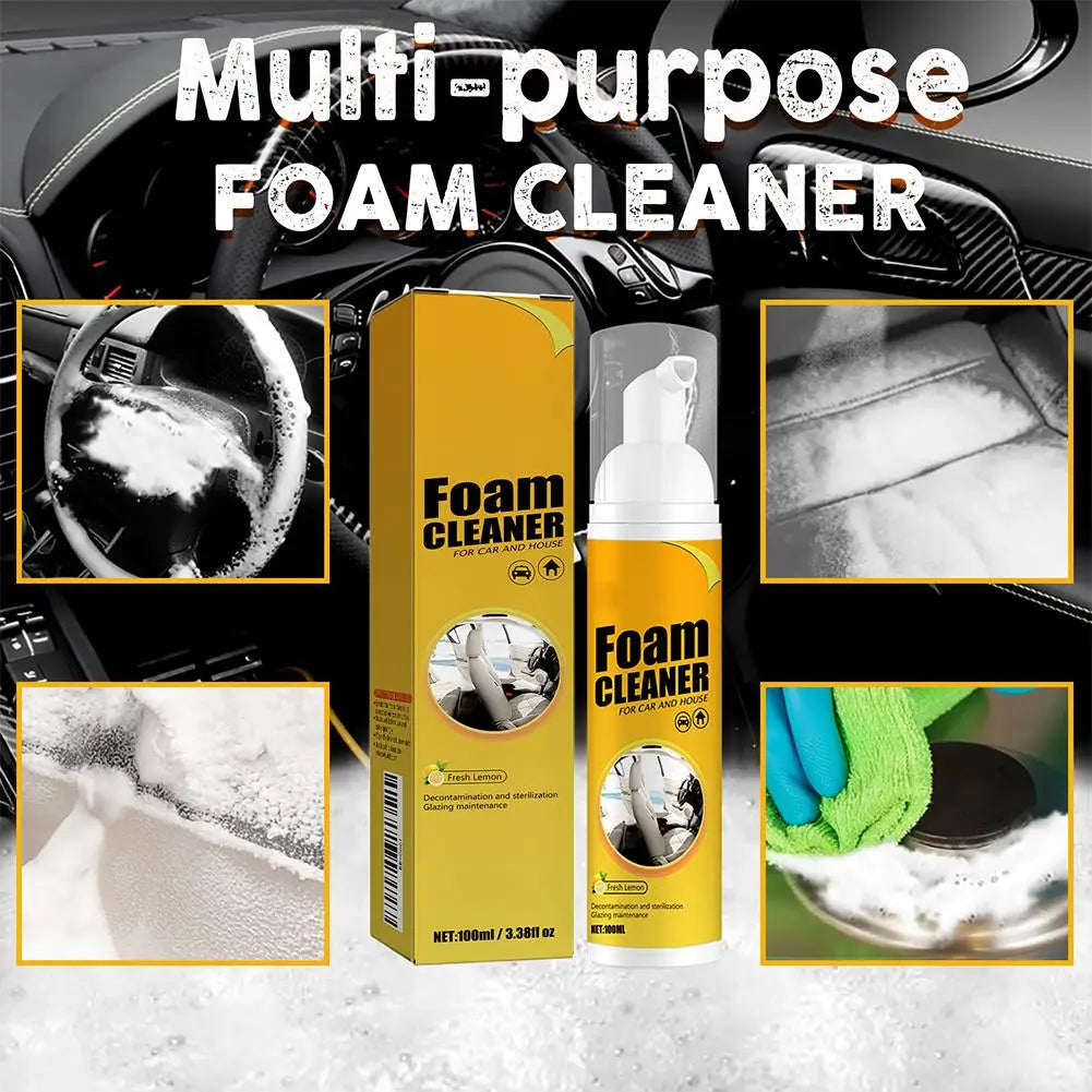 Multipurpose Car Interior Foam Cleaner Spray – Stain Remover