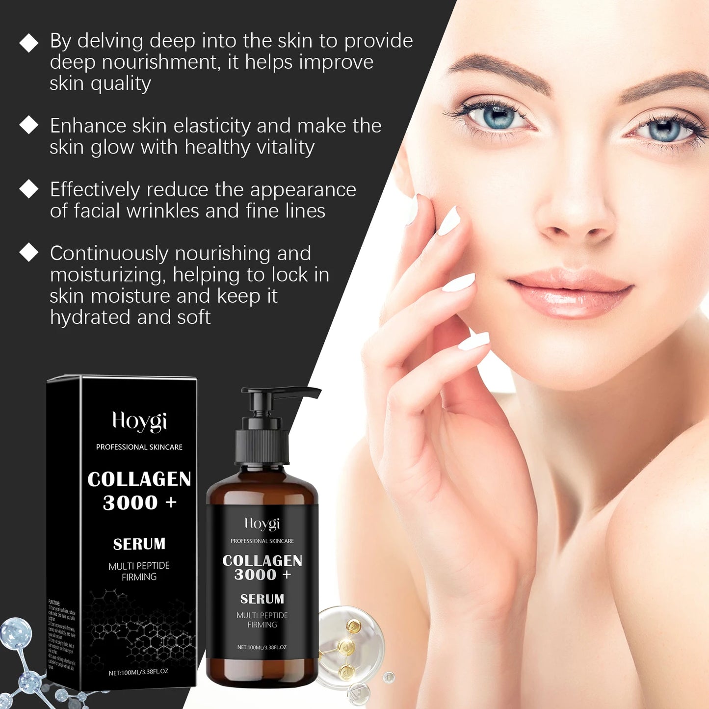 Hyaluronic Acid & Collagen Firming Serum – Fade Fine Lines