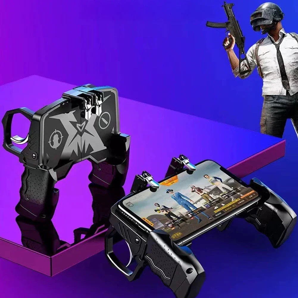 4-Finger Mobile Game Controller Trigger Grips | iOS & Android