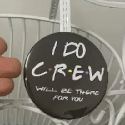 Friends Theme Bride I Do Crew Button Pins | Bachelorette Party Bachelorette Party Pin Peaceful Pleasures Health and Wellness i do crew