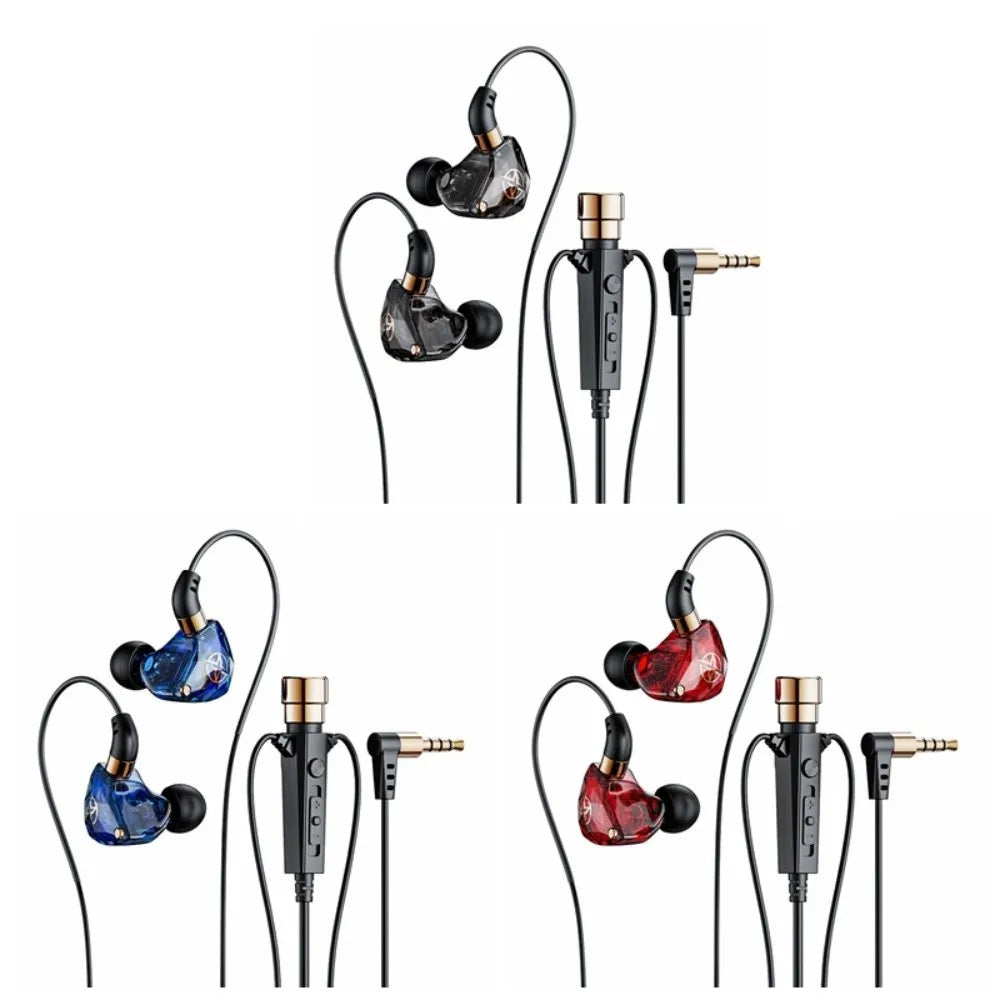 Dynamic Wired Earphone 3.5mm with Mic in Ear Earphones Noise Cancelling HiFi Stereo Wired Headset Phone/tablet/laptop Peaceful Pleasures Health and Wellness