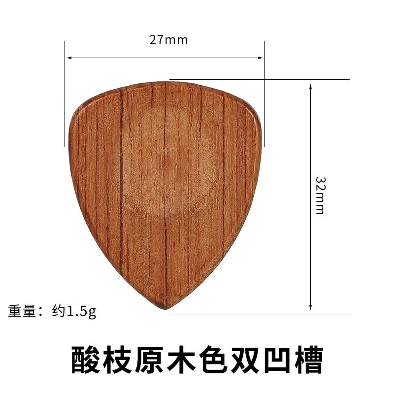 Wood Guitar Pick Electric Parts Premium Guitarpicks Enhancing Grip