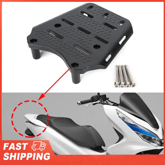 Rear Luggage Rack Carrier Motorbike Alloy Tail Case Bracket Extender Peaceful Pleasures Health and Wellness