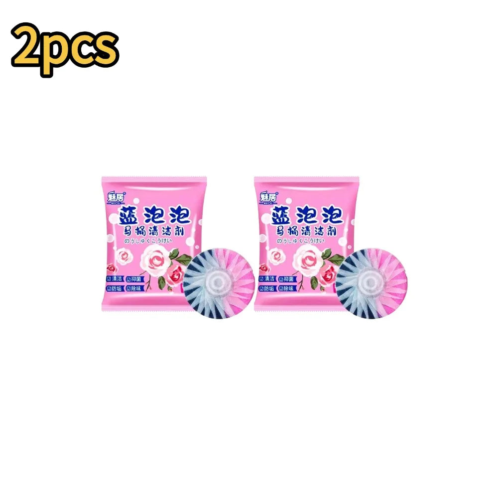 Effervescent Toilet Bubble Cleaner Freshener Tool Peaceful Pleasures Health and Wellness 2pcs