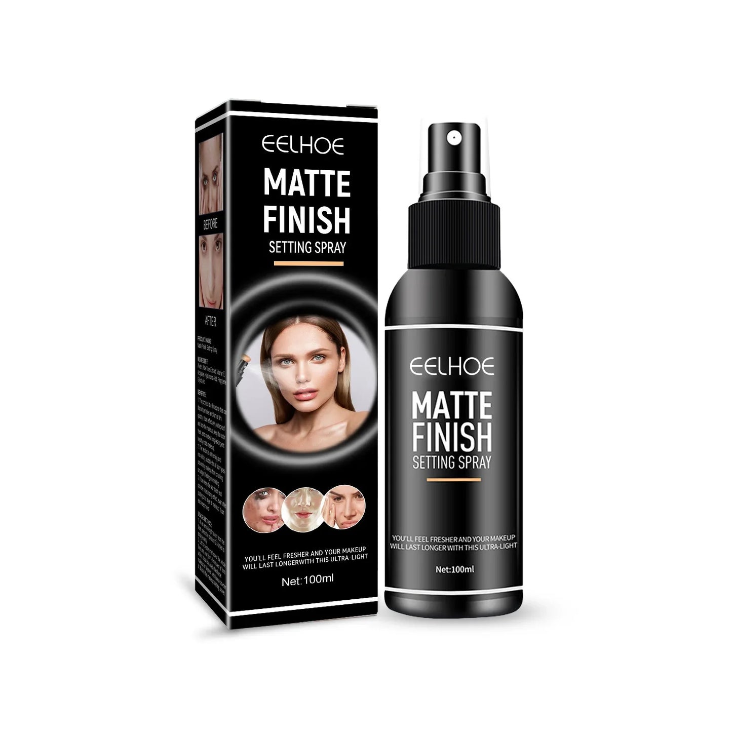 Eelhoe Matte Setting Spray – Oil Control & Pore Minimising 100ml