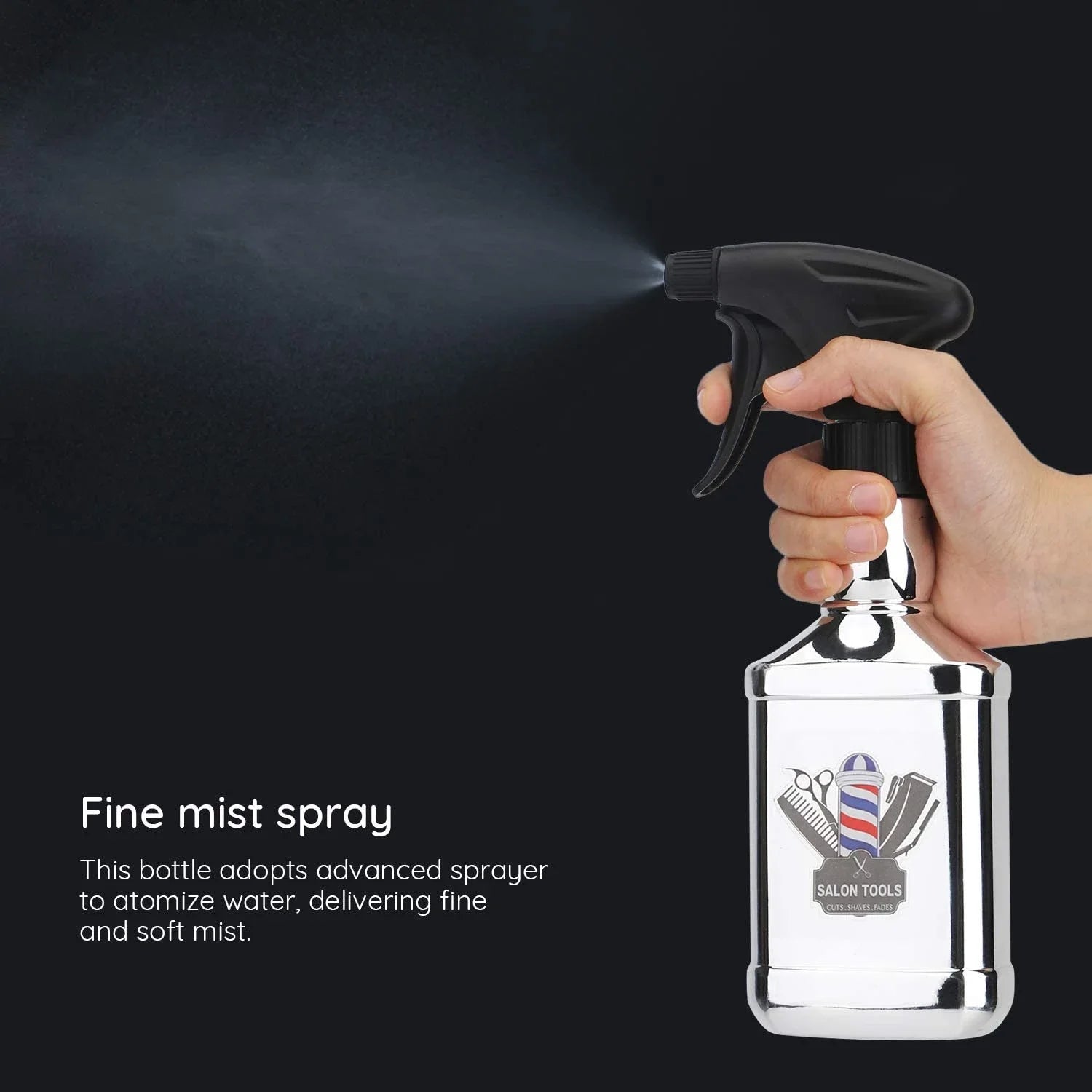 Refillable Bottle Watering Can Salon Cleaning Spray Bottle Hairdressing Sprayer Fine Mist Spray Bottle Oil Head Bottle Spray Peaceful Pleasures Health and Wellness