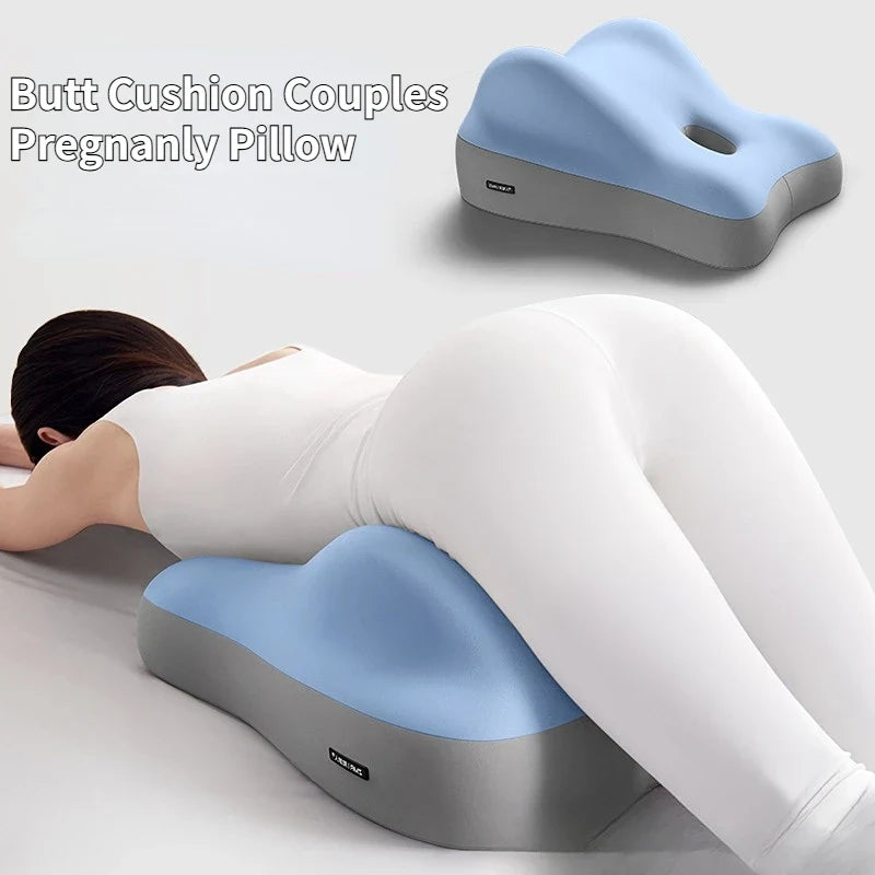 Memory Foam Ergonomic Hip & Waist Cushion – Sofa, Bed & Car