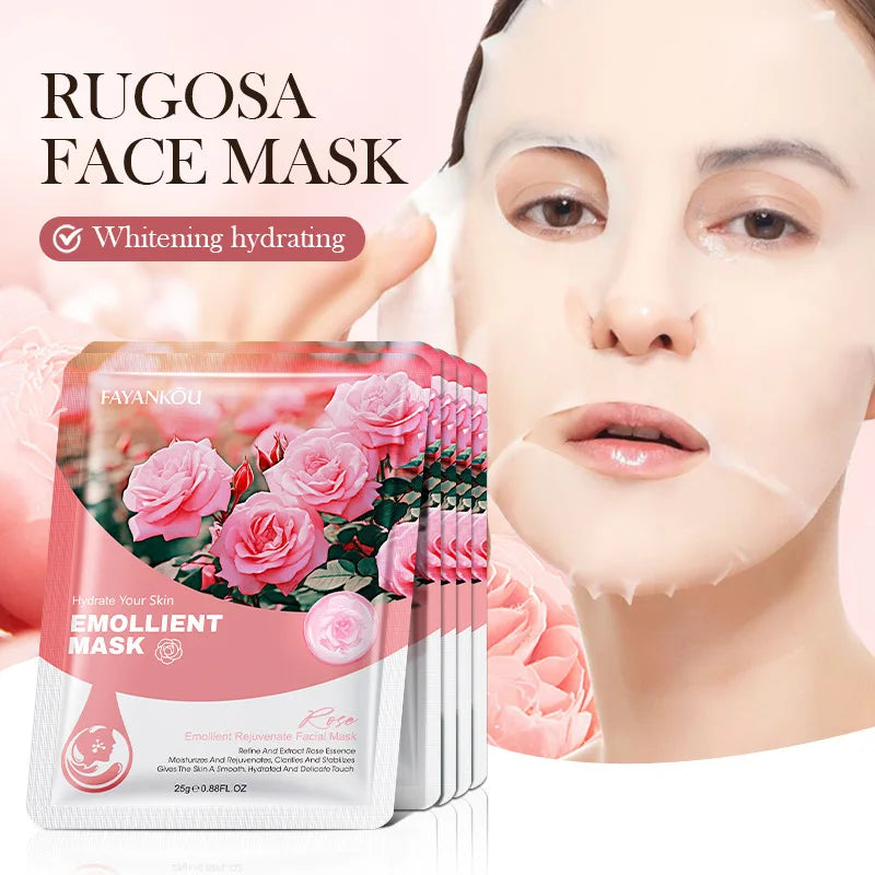 10-Pack Fruit Facial Sheet Masks – Hydrating & Brightening
