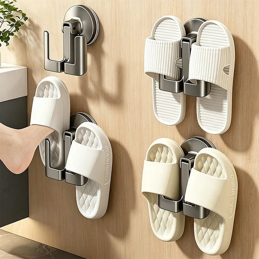 Drill-Free Suction Cup Bathroom Shelf & Wall Hook Rack Bathroom Storage Rack Peaceful Pleasures Health and Wellness