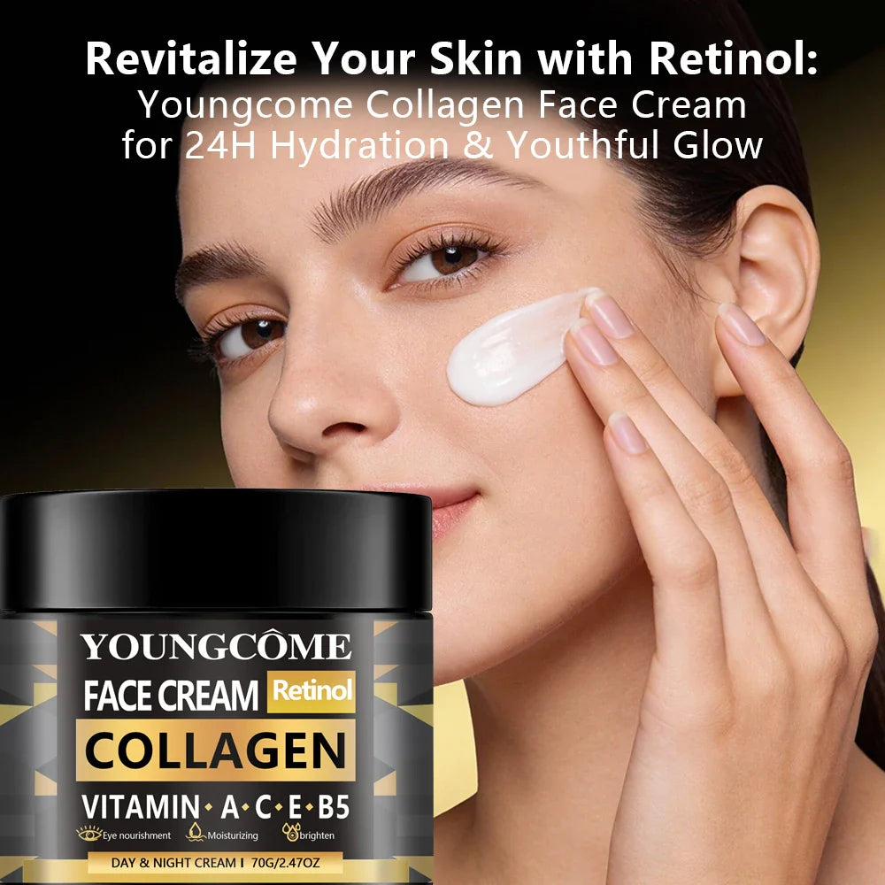 Retinol & Collagen Face Cream – Firming & Hydrating Moisturizer