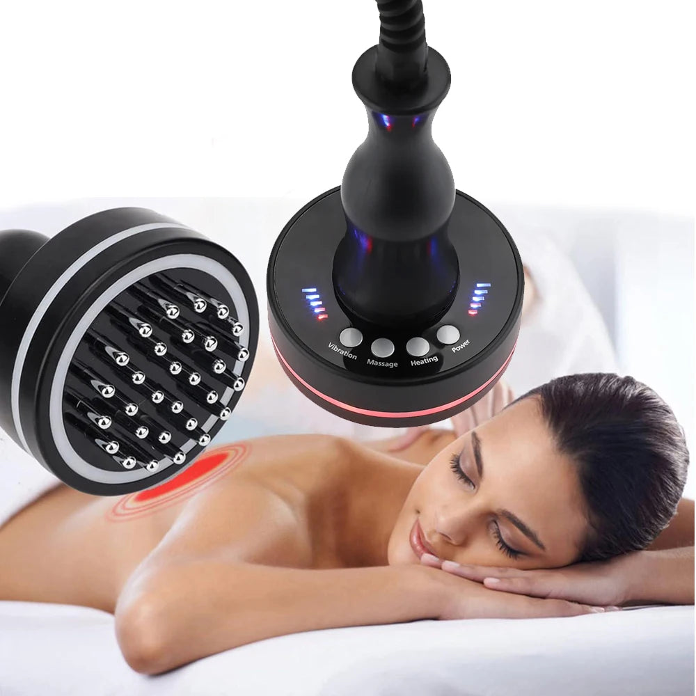 VamsLuna Electric Gua Sha Massager | Microcurrent & Heat Body Tool