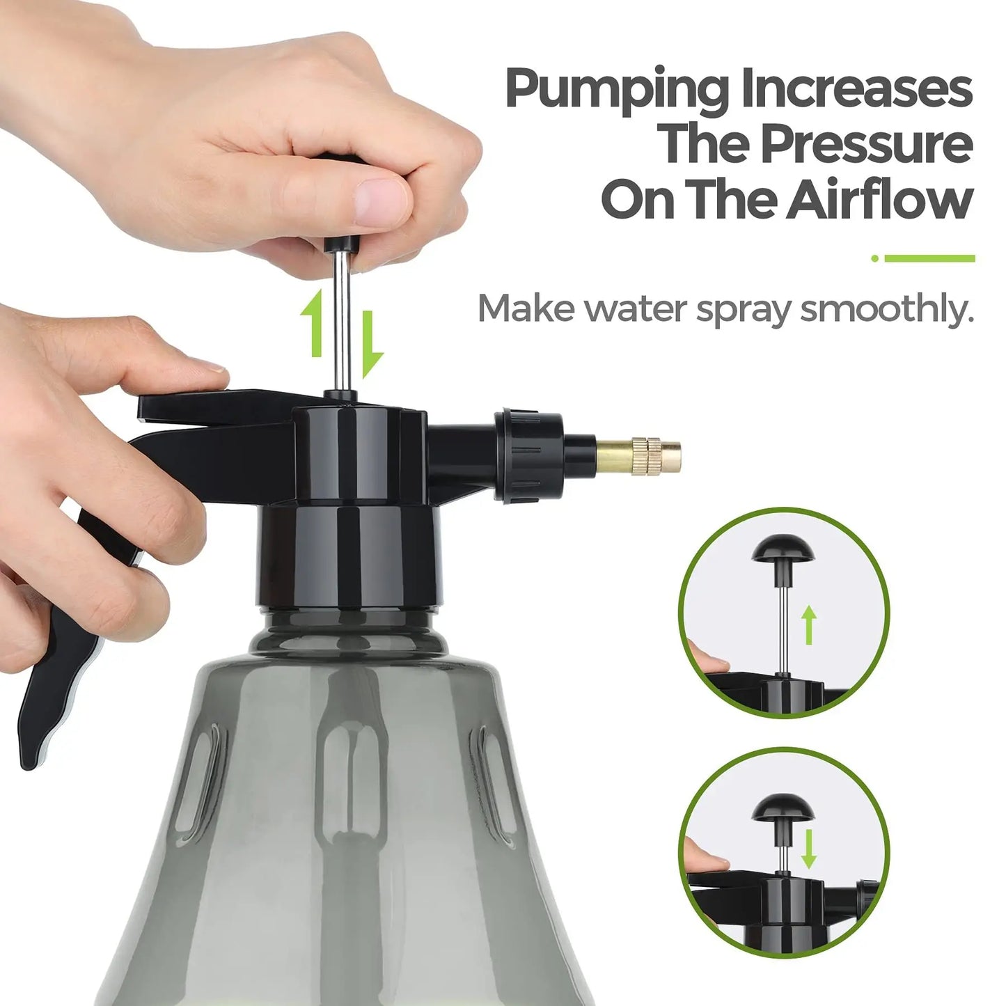 Garden Watering Irrigation Watering and Spraying Pot Sprinkler and Spray Pot Air Pressure Small Horticultural Household Watering Peaceful Pleasures Health and Wellness