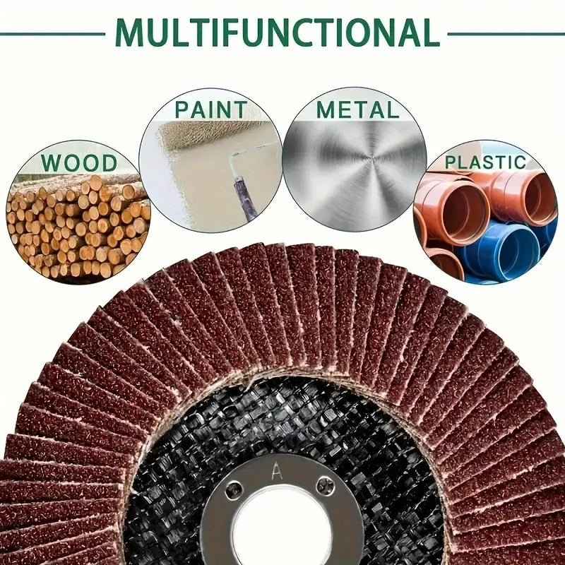 Zirconia Wing Blade 40-120 Grinding Wheel 7 8 Hole Disc Wood