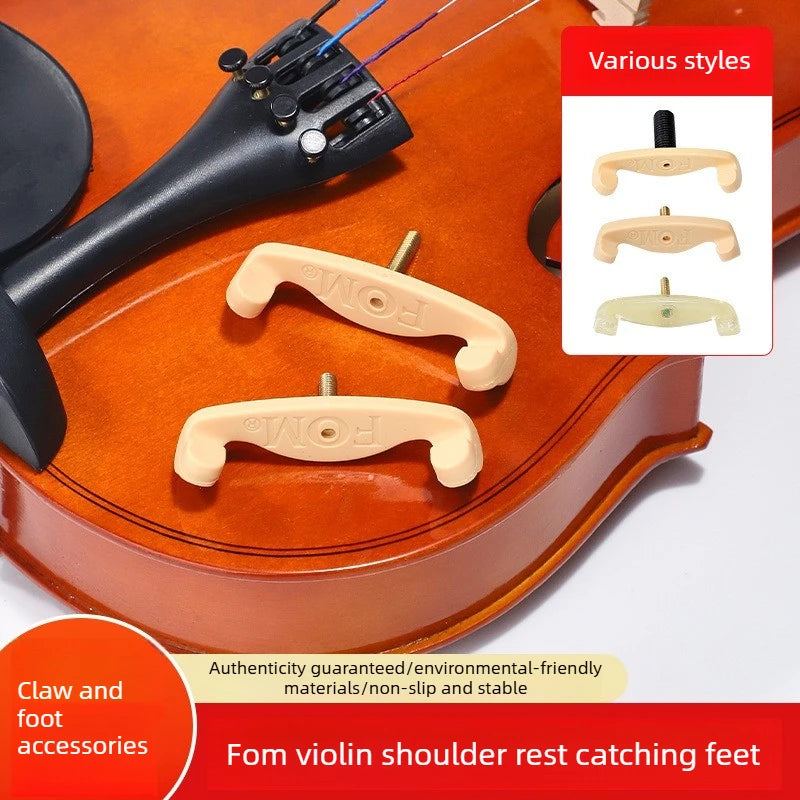 Violin Shoulder Bracket Foot Paw Extended Pad 4 4-3 Universal