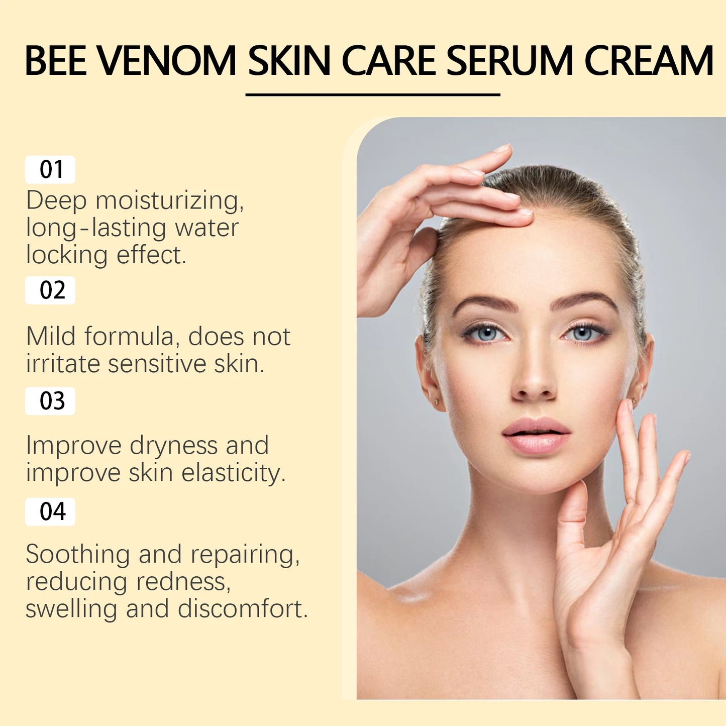 Bee Venom Face Cream – Moisturizing, Firming & Brightening