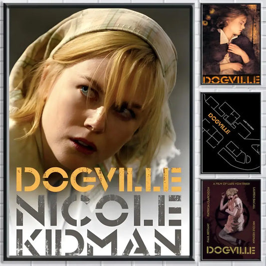 Dogville Movie Poster HD Self-Adhesive Waterproof Wall Art Movie Wall Poster Peaceful Pleasures Health and Wellness