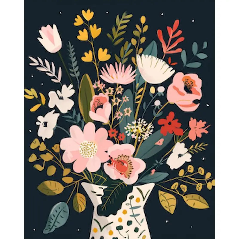 PhotoCustom Painting Paints By Numbers,For Beginner,Simple,Art,Handmade,Simple Flowers,Art Supplies,Digital,On Canvas,Home Decor Peaceful Pleasures Health and Wellness