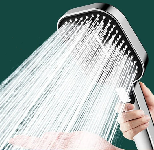 3-Mode Rectangular Rainfall Shower Head | 120mm High Pressure Rainfall Shower Head Oasis Select