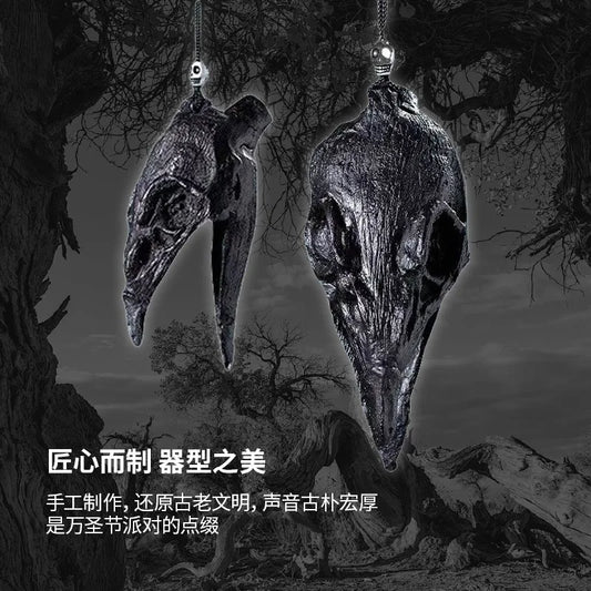 Halloween Aztec Skull Scream Whistle Realistic Horror Sound Prank Toy Peaceful Pleasures Health and Wellness