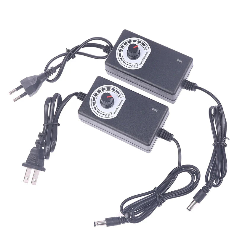 Adjustable DC Power Adapter 3V–12V 2A 24W | 9 Voltage Settings