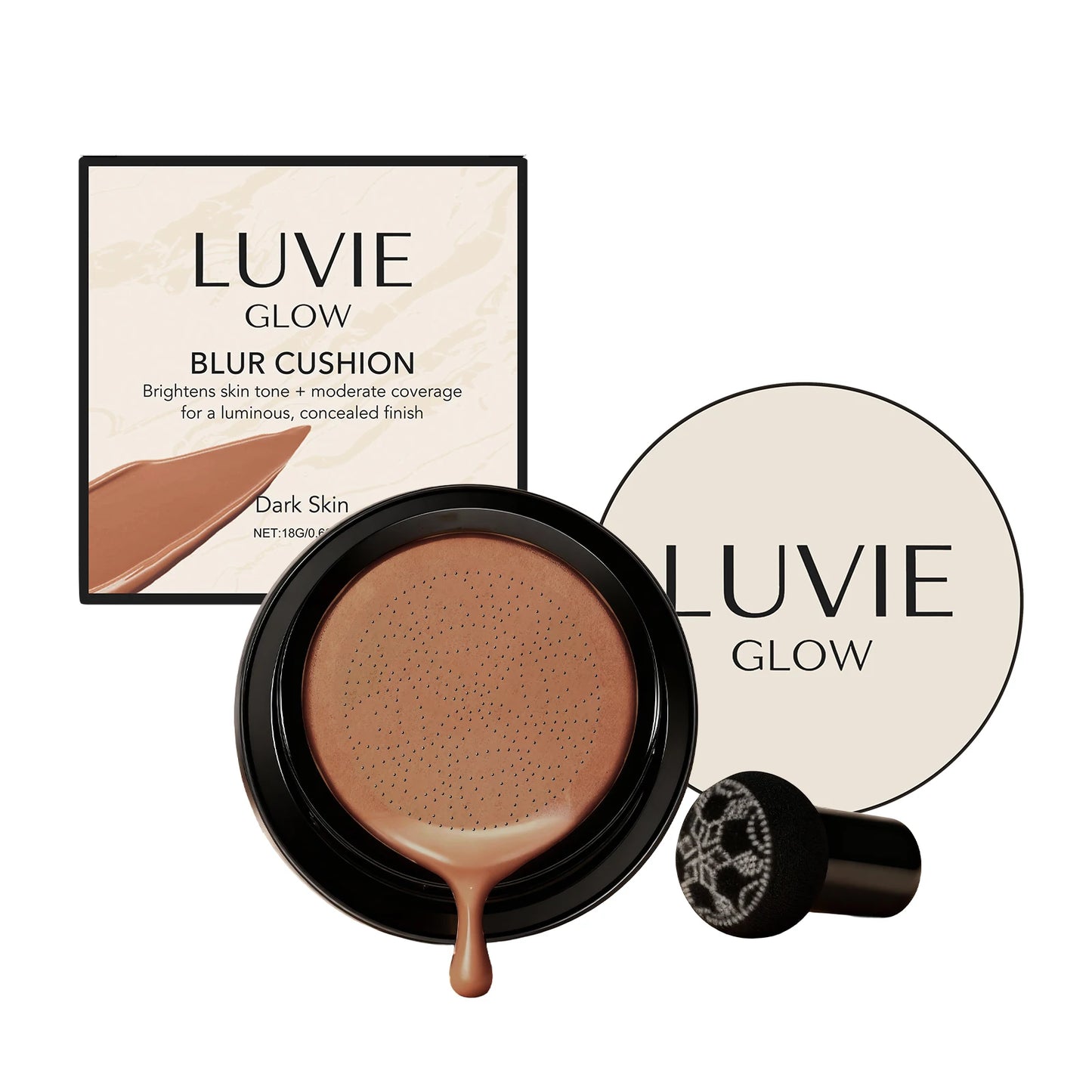 Mushroom Head Air Cushion CC Cream Foundation – Concealer & SPF