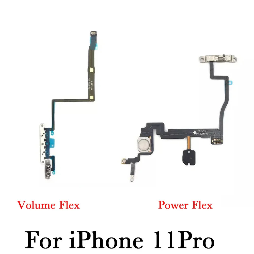 Power Volume Silent Flex Cable iPhone X XR XS 11 Pro Max