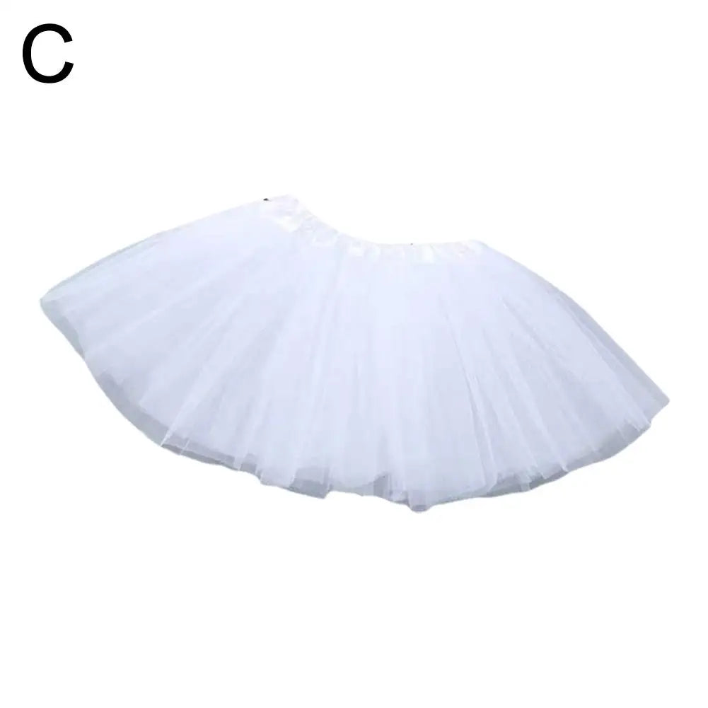 Girls' 3-Layer Tulle Tutu Skirt – Ballet & Party Ages 2–8