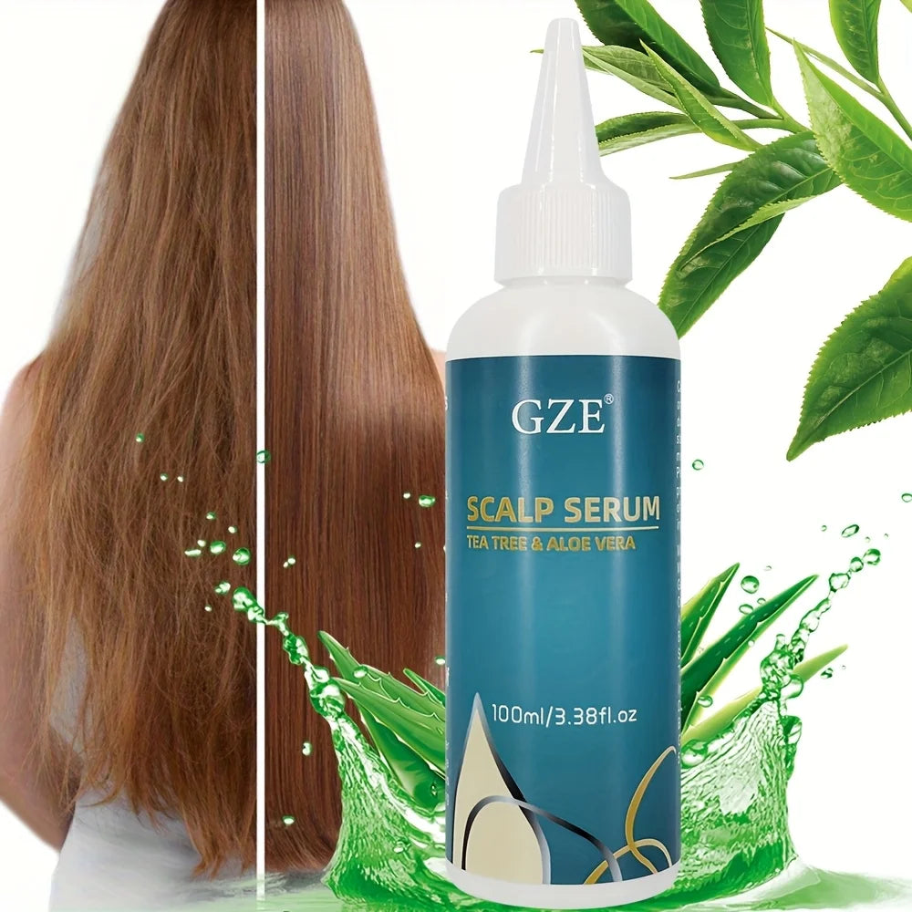 GZE Scalp Serum Tea Tree & Aloe Vera | Dandruff Relief 100ml