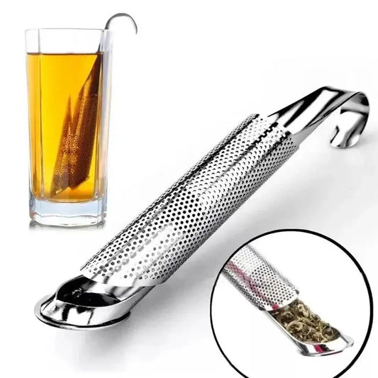 Telescopic Stainless Steel Tea Infuser Reusable Strainer Filter Spoon Peaceful Pleasures Health and Wellness