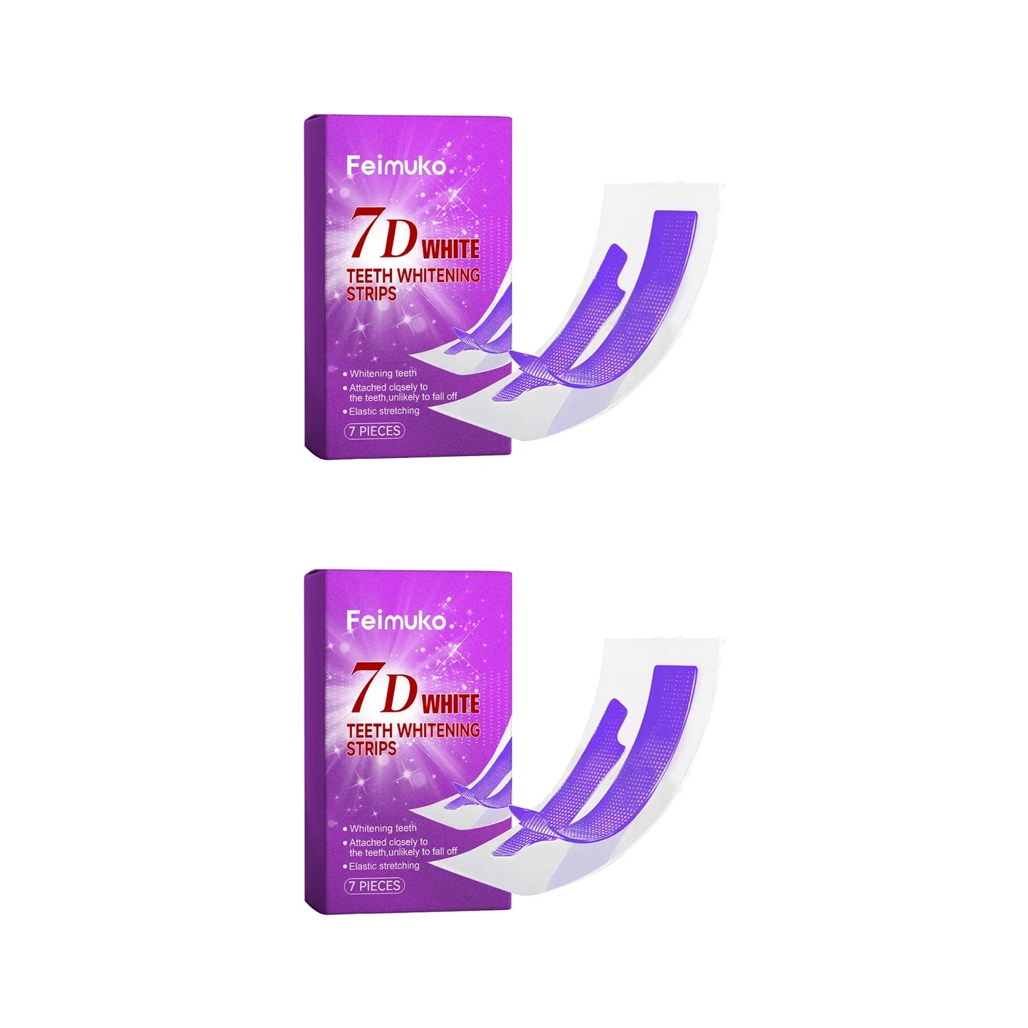 FEIMUKO 7D Teeth Whitening Strips – Sensitive Teeth, 7pc