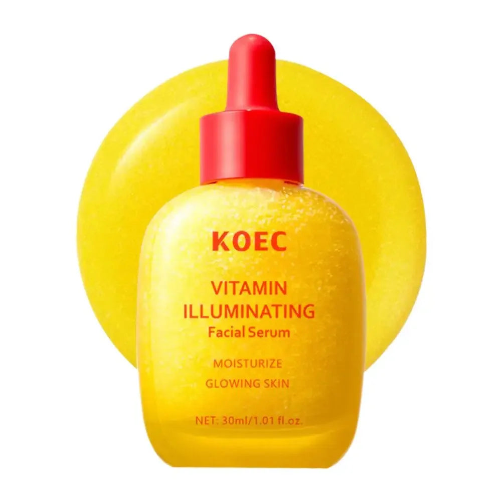 KOEC BAKUCHIOL Plumping & Vitamin Illuminating Skin Care Set, Cream & Serum, Firming Moisturizing Glowing For All Skin Types Peaceful Pleasures Health and Wellness Vitamin Serum
