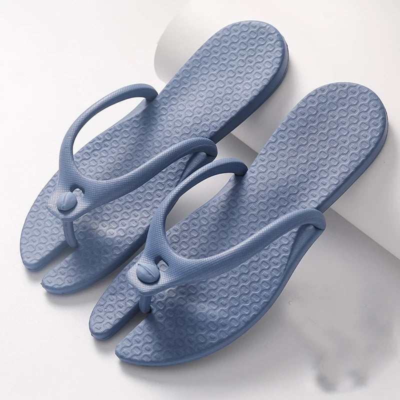 Women's Foldable Travel Flip-Flops | Summer Beach Flat Sandals