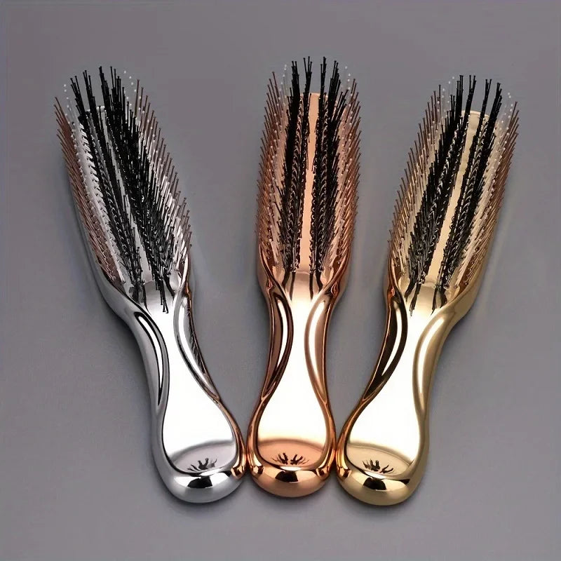 Dry And Wet Dual-use Comb Hairdressing Scalp Massage BrushPortable Soft Anti-frizz Comb Head Massager Hair Beauty Styling Tools Peaceful Pleasures Health and Wellness