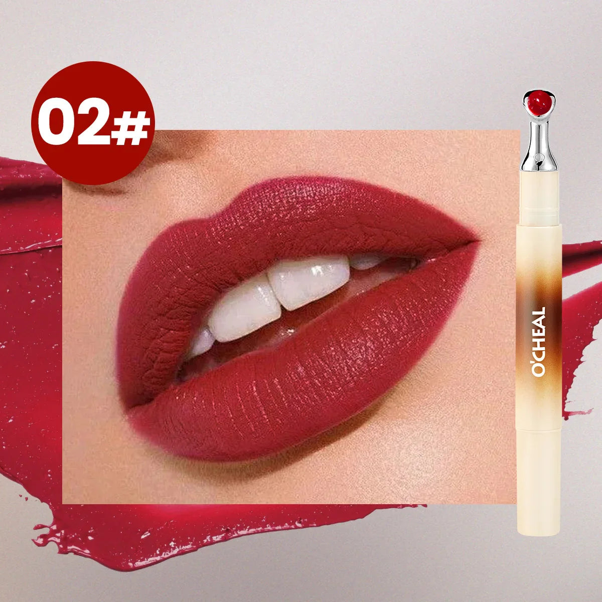 OCHEAL Matte Liquid Lip Cream – Waterproof Velvet Lipstick