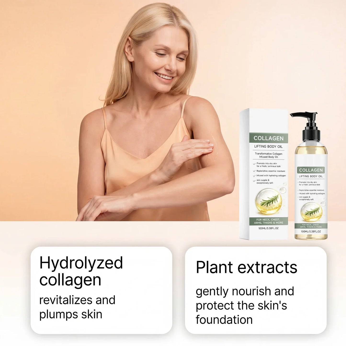 Collagen Firming Body Oil – Anti-Cellulite & Skin Tightening